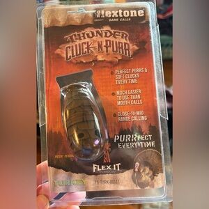 Wildgame Flextone Thunder Cluck N Purr Turkey Call, NEW